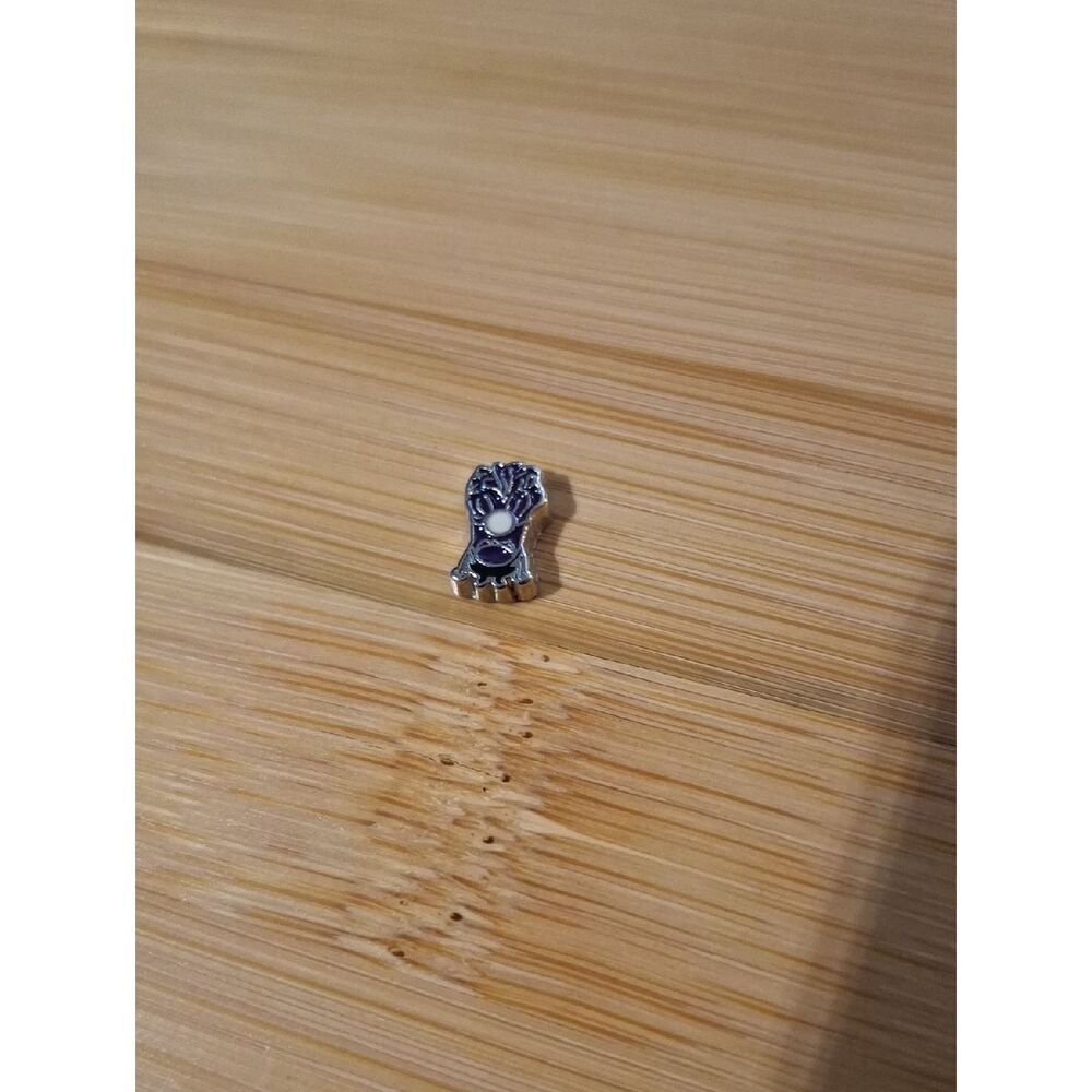 Evil Purple Minion Charm For Floating Lockets